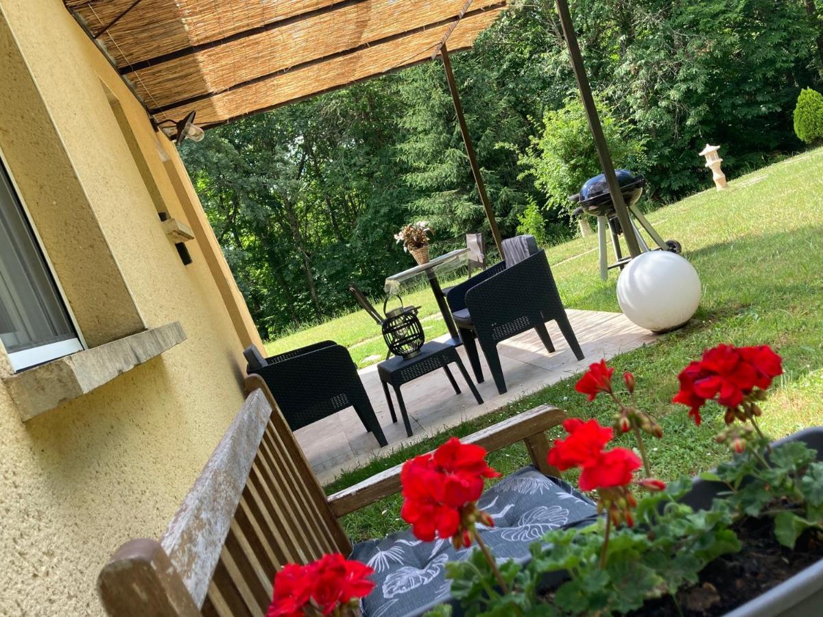 Gite Des Combes Blanches Avec Piscine Frayssinet-le-Gélat Kültér fotó